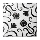 Pesquisar por floral preto e branco azulejos Flores