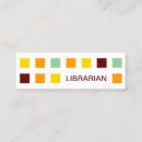 Pesquisar por bibliotecários cartao de visita Teacher