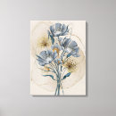 Pesquisar por azuis da flor impressão de canvas Floral