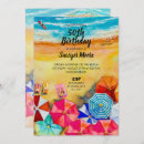 Pesquisar por beach birthday party convites Tropical