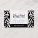 Pesquisar por esthetician cartao de visita Termas