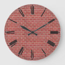 Pesquisar por tijolo vermelho relogios de parede Padrão