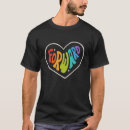 Pesquisar por coração do arco íris camisetas Orgulho