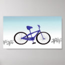 Pesquisar por andando de bicicleta artes pôsteres Azul