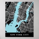Pesquisar por mapa nyc pôsteres Preto e branco