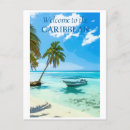 Pesquisar por caribe vintage cartoes postais Praia