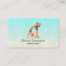 Pesquisar por girafa cartao de visita Aquarela