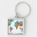 Pesquisar por mapa mundo chaveiros Abstrato