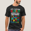 Pesquisar por mês da consciência do autismo camisetas Nacional