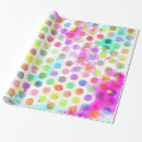 Pesquisar por bolinhas coloridas papel de presente Polka