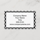 Pesquisar por checkered cartao de visita Quadrados