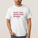Pesquisar por livin o sonho camisetas Americano