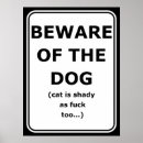 Pesquisar por beware do cão Preto e branco
