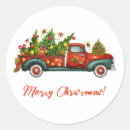 Pesquisar por árvore de natal vermelha adesivos Caminhão vermelho vintage