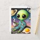 Pesquisar por alien cartoes postais Adorável