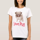 Pesquisar por t do pug camisetas For her