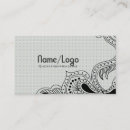 Pesquisar por flores brancas cartao de visita Abstrato