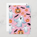 Pesquisar por fantasmas bonitos cartoes postais Halloween