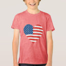 Pesquisar por coração da bandeira americana camisetas Boy