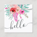 Pesquisar por saudações cartao de visita For her