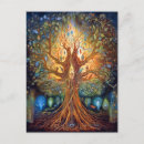 Pesquisar por árvore surreal cartoes postais Mística