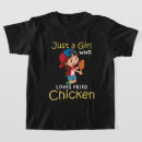 Pesquisar por frango frito engraçado camisetas Galinha