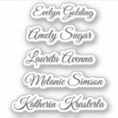 Pesquisar por fontes adesivos Elegante