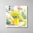 Pesquisar por flores bonito impressão de canvas Aquarela