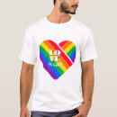 Pesquisar por coração arco íris camisetas Lgbt