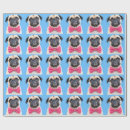 Pesquisar por pug papel de presente Cachorro