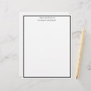 Pesquisar por preto e branco papel timbrado Negócio