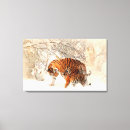 Pesquisar por animal arte impressão de canvas Tigre