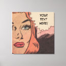 Pesquisar por cabelo vermelho impressão de canvas Vintage