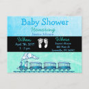 Pesquisar por trem azul convites Chá de fraldas