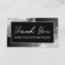 Pesquisar por obrigado para sua compra cartao de visita Elegante