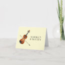 Pesquisar por do violino cartões de notas Música