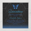 Pesquisar por blue butterfly convites Quinceanera