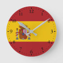 Pesquisar por bandeira espanhola relogios de parede Patriótico