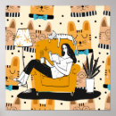 Pesquisar por gato preto pôsteres Contemporâneo