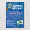 Pesquisar por do agente secreto convites Missão