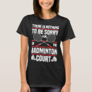 Pesquisar por raquete de badminton camisetas Equipe