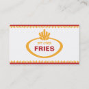 Pesquisar por comida fritada cartao de visita Batatas fritas