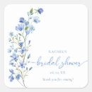 Pesquisar por flor azul elegante adesivos Floral aquarela