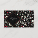 Pesquisar por metal pesado cartao de visita Rock