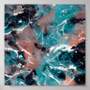 Pesquisar por abstrato turquesa pôsteres Laranja