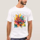 Pesquisar por flores e folhas camisetas Colorido
