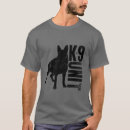 Pesquisar por unidade k9 camisetas Cães militares