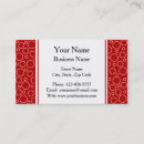 Pesquisar por bolinhas vermelhas e brancas cartao de visita Branco