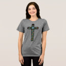 Pesquisar por cruz com flores camisetas For her