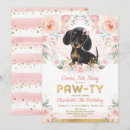 Pesquisar por de do dachshund convites For kids